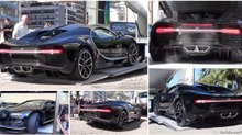 A entrega do primeiro "Bugatti Chiron" num concessionário no Mónaco... QUE BRUTO!