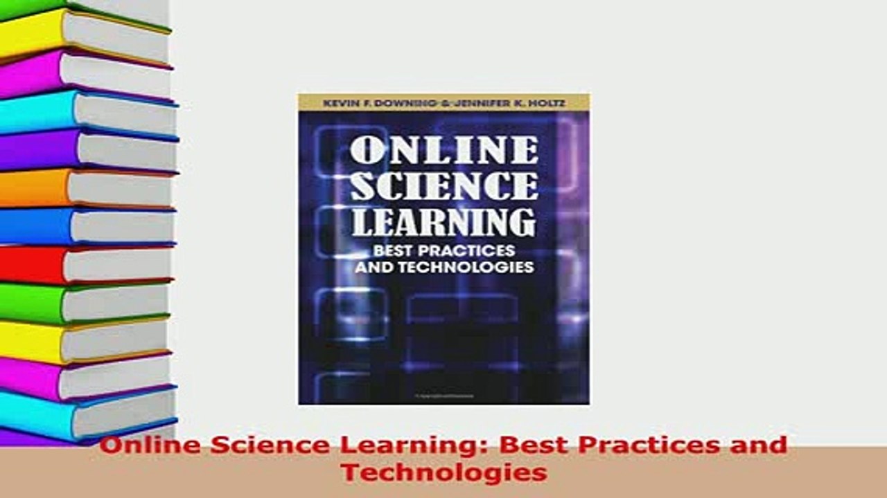 PDF  Online Science Learning Best Practices and Technologies Read Full Ebook