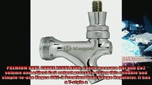 special produk Kegco BF DHCK2 Deluxe Two Faucet Homebrew Kegerator Conversion Kit Stainless Steel