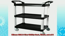 buy now  Winco USA 3Tier Utility Cart Black set of 6
