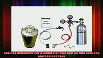 best produk   One Keg Homebrew Party Kegerator with New Kit Ball Lock Keg and 5 LB Co2 Tank