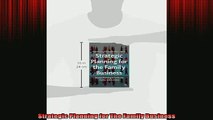 READ book  Strategic Planning for The Family Business Parallel Planning to Unify the Family and  FREE BOOOK ONLINE