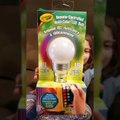 Review of the Crayola Remote Controlled LED Color Changing Lightbulb!