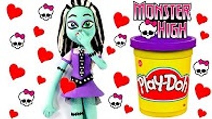 Monster High Doll Frankie Stein PLAY DOH BEST STOP MOTION VIDEOS Mattel Dolls