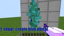 Minecraft portal gun [one command creations]