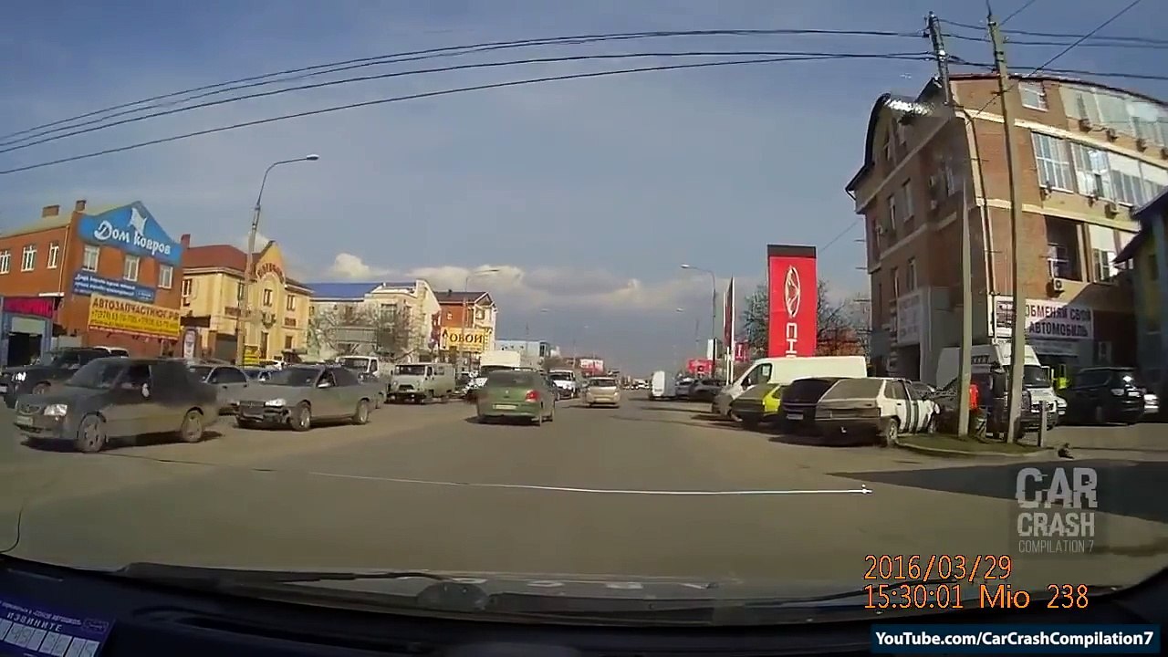 Car Crashes Compilation # 694 - March 2016  (English Subtitles)