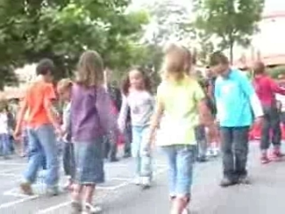 Emma à la fête de l'école 2007