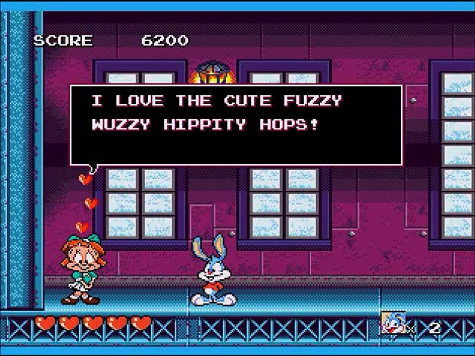 [Sega Genesis] Tiny-Toon Adventures gameplay