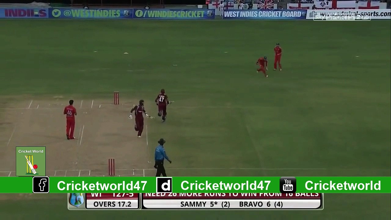 West Ineais Vs England 2nd T20I 2014 Darren Sammy 30 off 9 Balls  HD By Cricket World