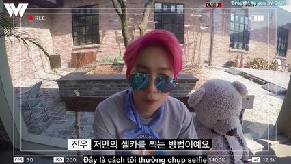 [Vietsub] Jinwoo's Selfie Tips to Look Like Jinu @Nii Korea 📸