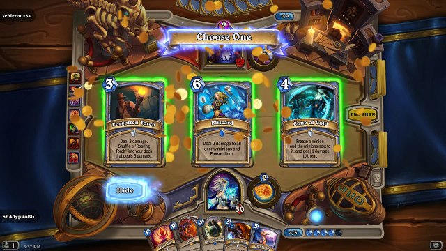 Hearthstone - Tavern Brawl -Raven Idol- Match #5 - Mage vs Warlock