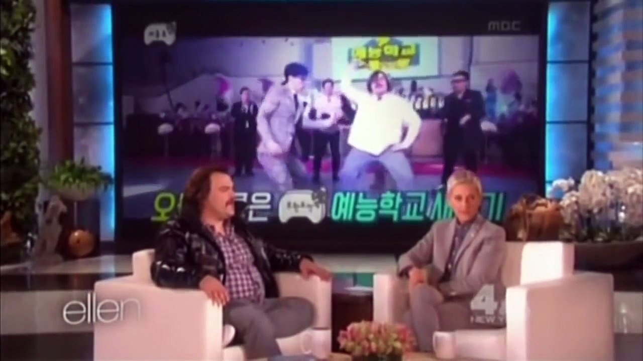 Jack Black talk about infinity challenge on The Ellen DeGeneres Show
