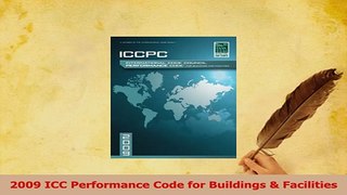 PDF  2009 ICC Performance Code for Buildings  Facilities Download Full Ebook