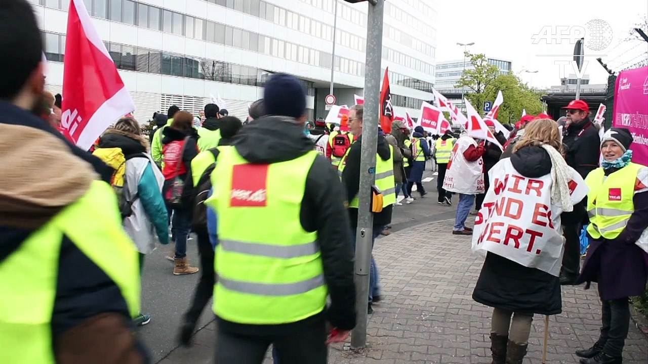Hunderte Flugausfälle wegen Verdi-Warnstreiks