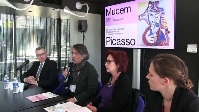 Présentation de l'exposition Picasso au MuCEM à Marseille