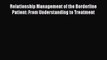 [Read book] Relationship Management of the Borderline Patient: From Understanding to Treatment
