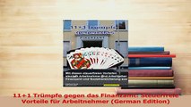 PDF  111 Trümpfe gegen das Finanzamt Steuerfreie Vorteile für Arbeitnehmer German Edition  EBook