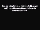 Book Baptism in the Reformed Tradition: An Historical and Practical Theology (Columbia Series