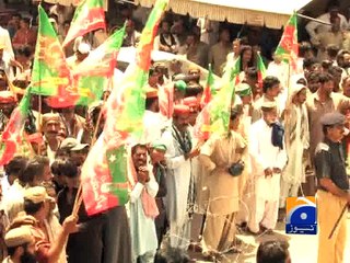 PTI anti-graft rally reaches Mirpurkhas -27 April 2016