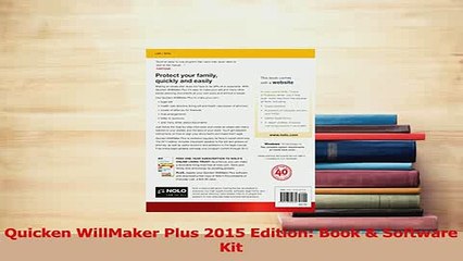 Read  Quicken WillMaker Plus 2015 Edition Book  Software Kit PDF Online