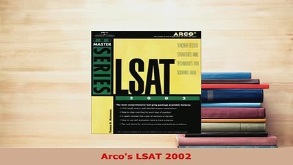 PDF  Arcos LSAT 2002 Read Full Ebook