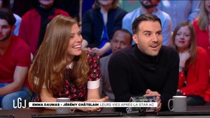 Les retrouvailles entre Emma Daumas et Jérémy Châtelain au Grand journal