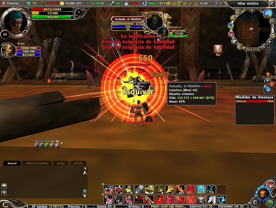 Runes of magic Altar mistico aukuda en solitaria nivel 55 kikekrox