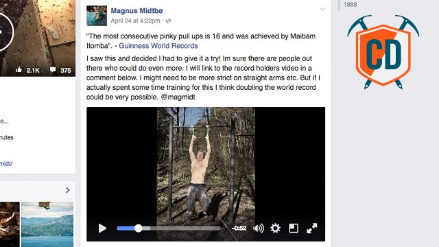 Magnus Midtbø Smashes Pinky Pull-up Record: It’s Brian On...