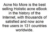 Acne No More Book Review - Acne No More System
