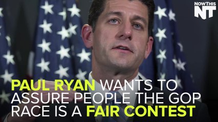 Paul Ryan Promises A Contested Convention Will Be By The Rules