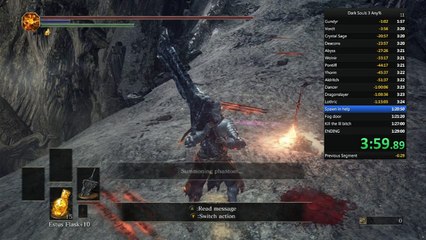 Dark Souls 3 Any% Speedrun WR IGT 9:44.06