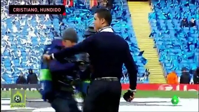 Así vivió Cristiano Ronaldo el partido de Real Madrid ante Manchester City