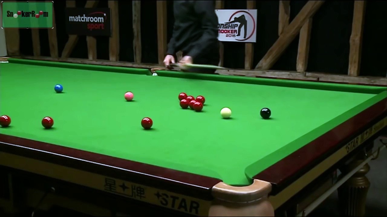 Ronnie OSullivan Drops His Cue v Judd Trump Final Championship League 2016 Final Group