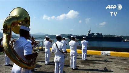 Japan warship visits Philippines as China sea row festers