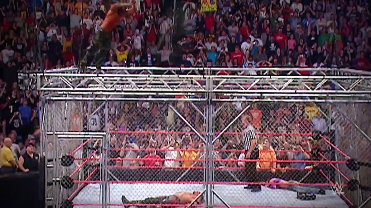 14 daredevil moves off the top of steel cages