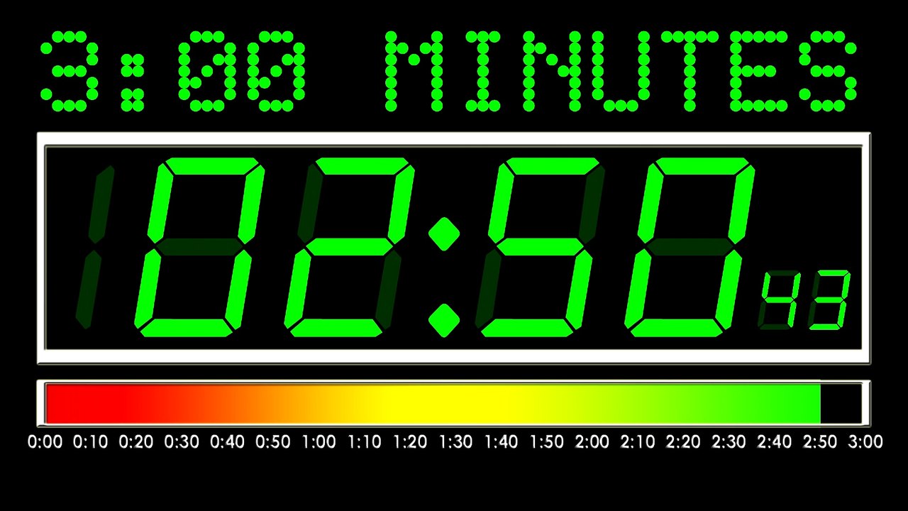 a3 min countdown
