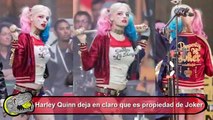 Harley Quinn deja en claro que es propiedad de Joker en el Escuadrón Suicida Notilist