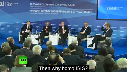 Putin Tells Everyone Exactly Who Created ISIS