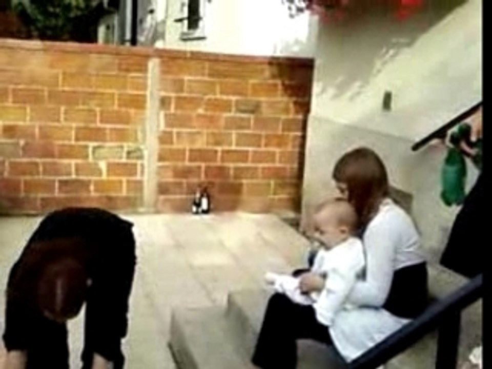 Andréa lors de la journée de son baptême