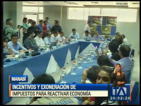 Ministros de Estado se reúnen con sectores productivos de Manabí y Esmeraldas