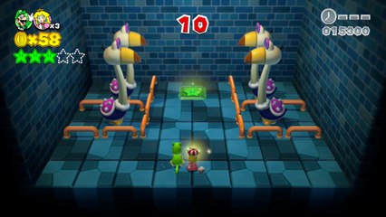 لعبة سوبر ماريو ثري دي ورلد [ 5 ] العالم الثاني - مرحلة المربعات - مع خالد قمبوز