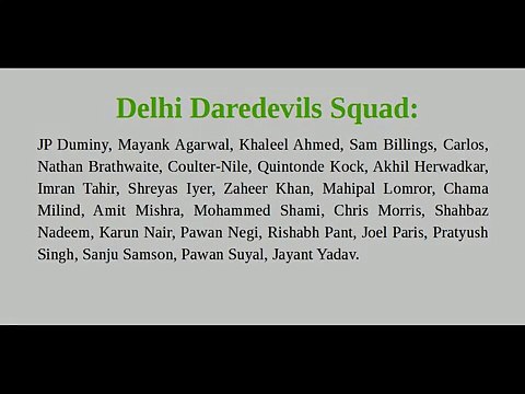 VIVO IPL 2016 DD vs GL Prediction GL vs DD Match Prediction 27th April in Delhi