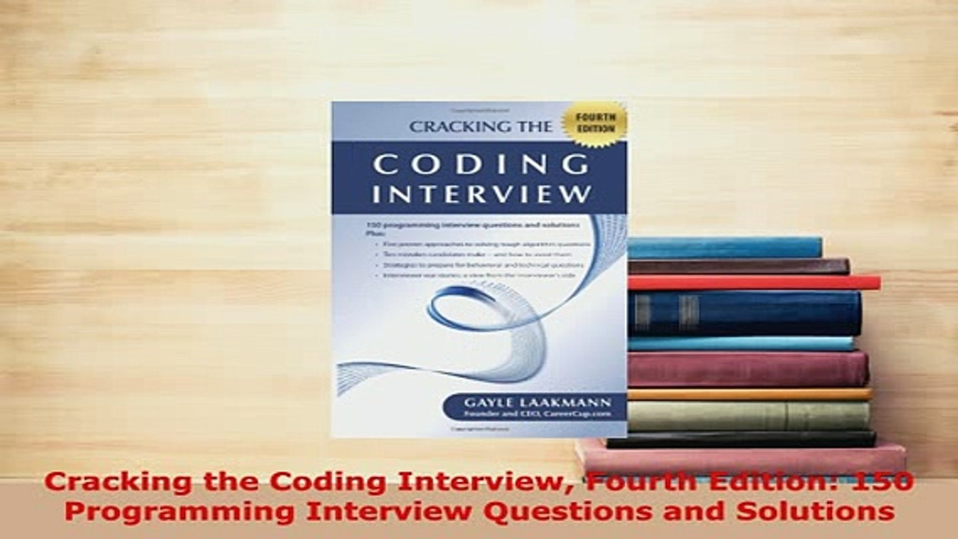 Download  Cracking the Coding Interview Fourth Edition 150 Programming Interview Questions and PDF O