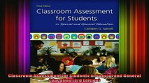 READ book  Classroom Assessment for Students in Special and General Education 3rd Edition Full EBook