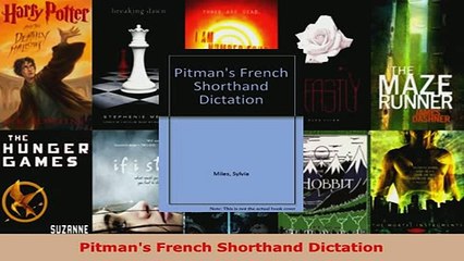 PDF  Pitmans French Shorthand Dictation Read Online