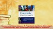 PDF  Corporate Governance A Practical Guide to the Legal Frameworks and International Codes of Download Full Ebook