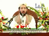 Sahibzada Sultan Ahmad Ali Sb speaking about importance of Companionship of Spirtual Mantor