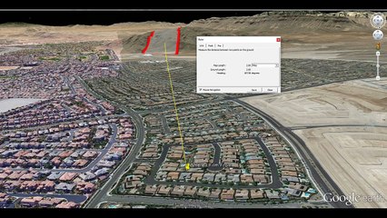 Un OVNI vigila la ciudad de Las Vegas