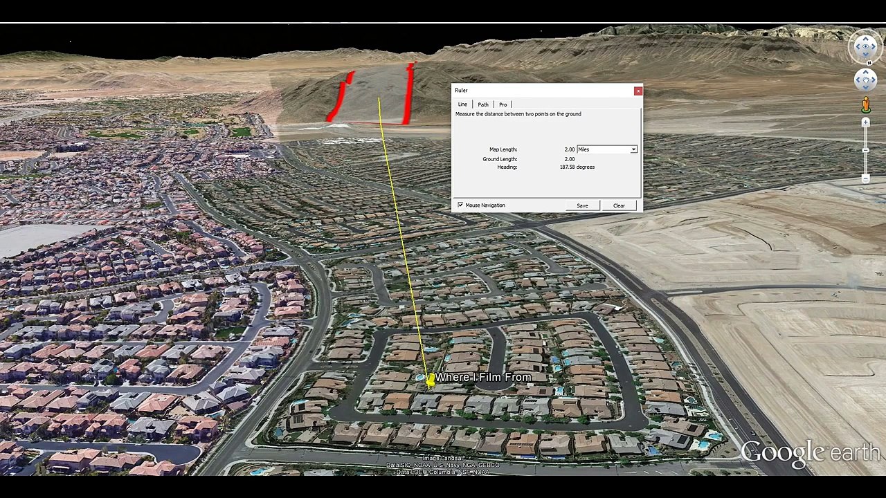 Un OVNI vigila la ciudad de Las Vegas