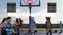 NBA 2K16| Entire Team Mascot Midgets!! MyPark Challenge! & Funny Moments